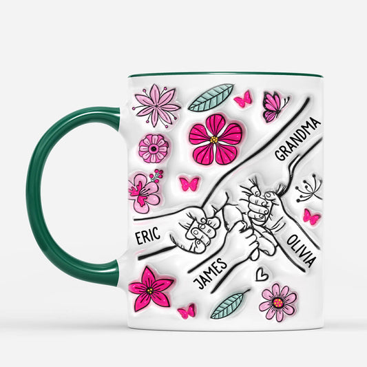 3758MUK2 personalised holding moms hand pink flowers 3d inflated effect mug 3758M_5e215b6f 2ded 42a0 a281 0ce6fdd4618f