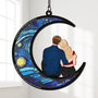 3771UUS1 i love you to the moon and back suncatcher  custom gifts for couple 3771U