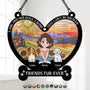 3811UUS1 a girl and her dogs a bond that cant be broken  personalized window hanging suncatcher ornament  best gifts for dog lovers_ 3811U3E8C