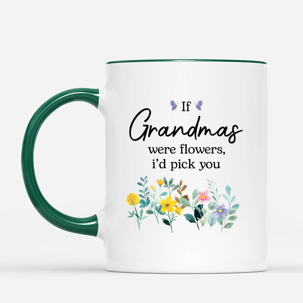 3812MUK2 Personalised If Grandma Were Flowers Id PickYou Photo Mug 3812MTH5A