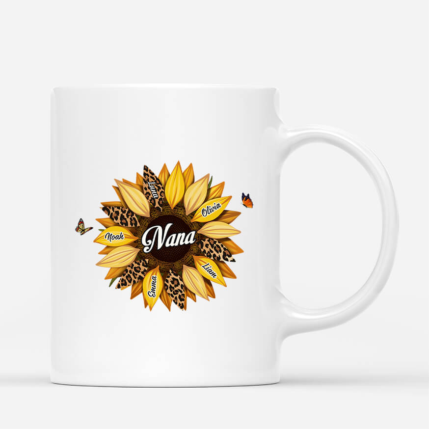 3827MUK3 customized sunflower mug  unique gifts for grandma mum 3827M5E3A