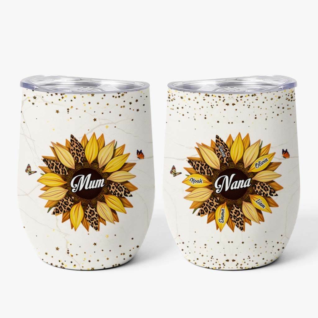 3827TUK1 custom wine tumbler sunflower gifts for nana mum 3827T5E3A