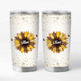 3827TUK1 personalised 20 oz tumbler  sunflower gifts for nana mum 3827T5E3A