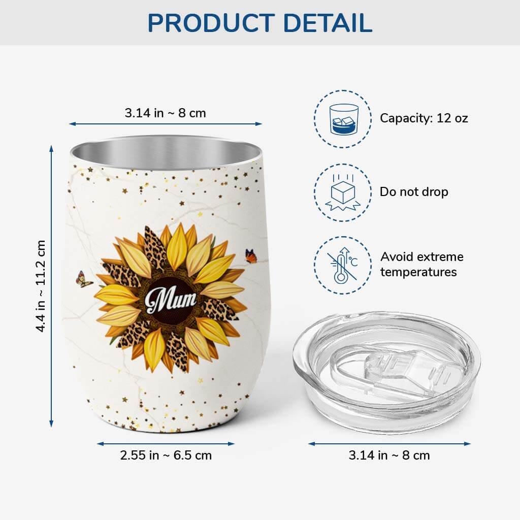 3827TUK3 custom wine tumbler sunflower gifts for nana mum 3827T5E3A