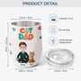 3828TUK3 Personalised CatMum Cat Dad 3D Inflated Effect Wine Tumbler 3828T5H0D