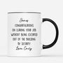 3829MUK3 personalised happy retirement mug for women