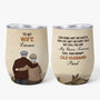 3858TUK1 personalised you are my queen forever wine tumbler 3858T