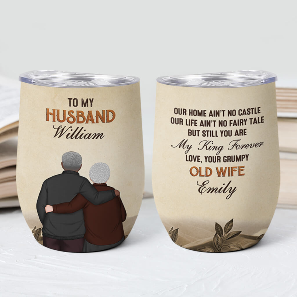 3858TUK2 personalised you are my queen forever wine tumbler 3858T_430b5547 7463 4d6f 8588 71b8720dcc5d