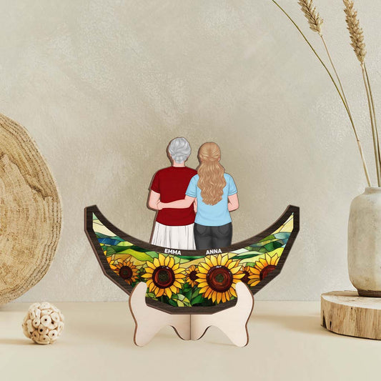 3901QUS2 personalized mother and daughter gifts_ custom wooden plaque 3901Q3L0A