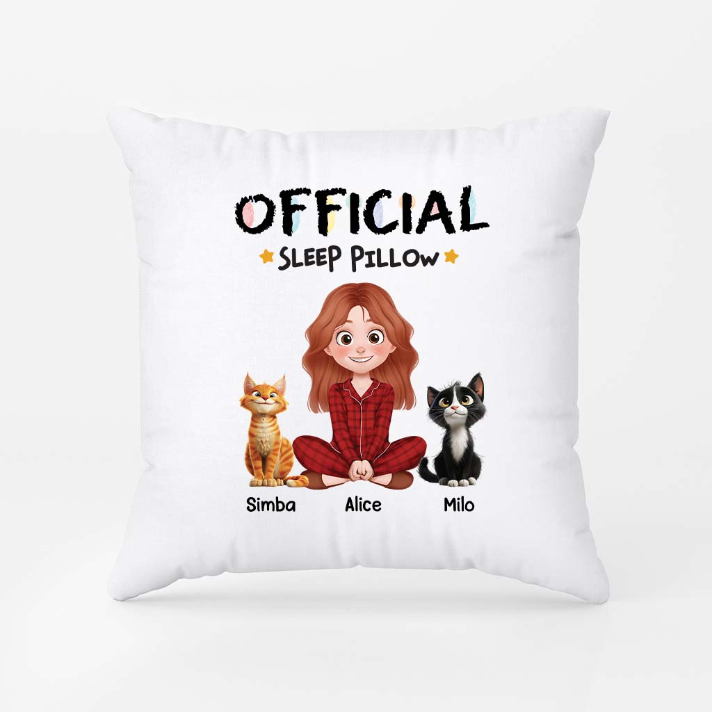 3939PUS1 official sleep pillow personalized cat gifts for humans 3939P8L0D