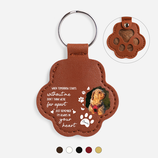 3988AUS1 custom pet hair keychain photo memorial gifts for loss of dogcat 3988ajth5c