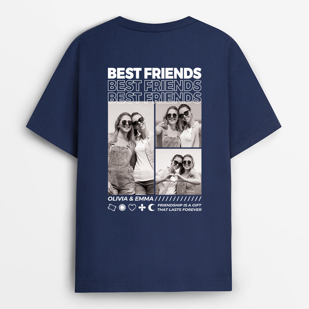 4065AUS1 custom t shirts with photo friendship gifts for best friend_ 4065ATM5F