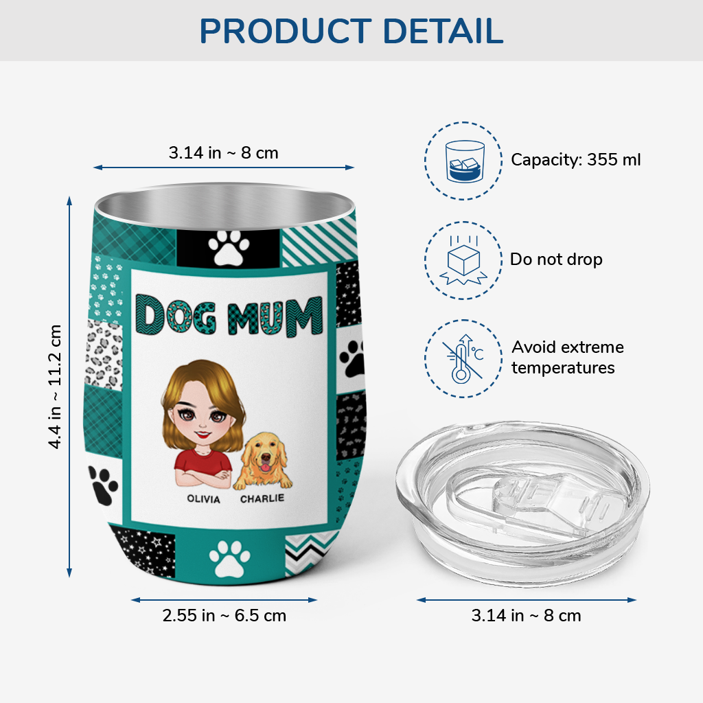 4123TUK3 customized dog gifts for owners dog mom wine tumbler 4123TTN8C_05b55b75 0640 4d73 96dd 715ceacaaad2