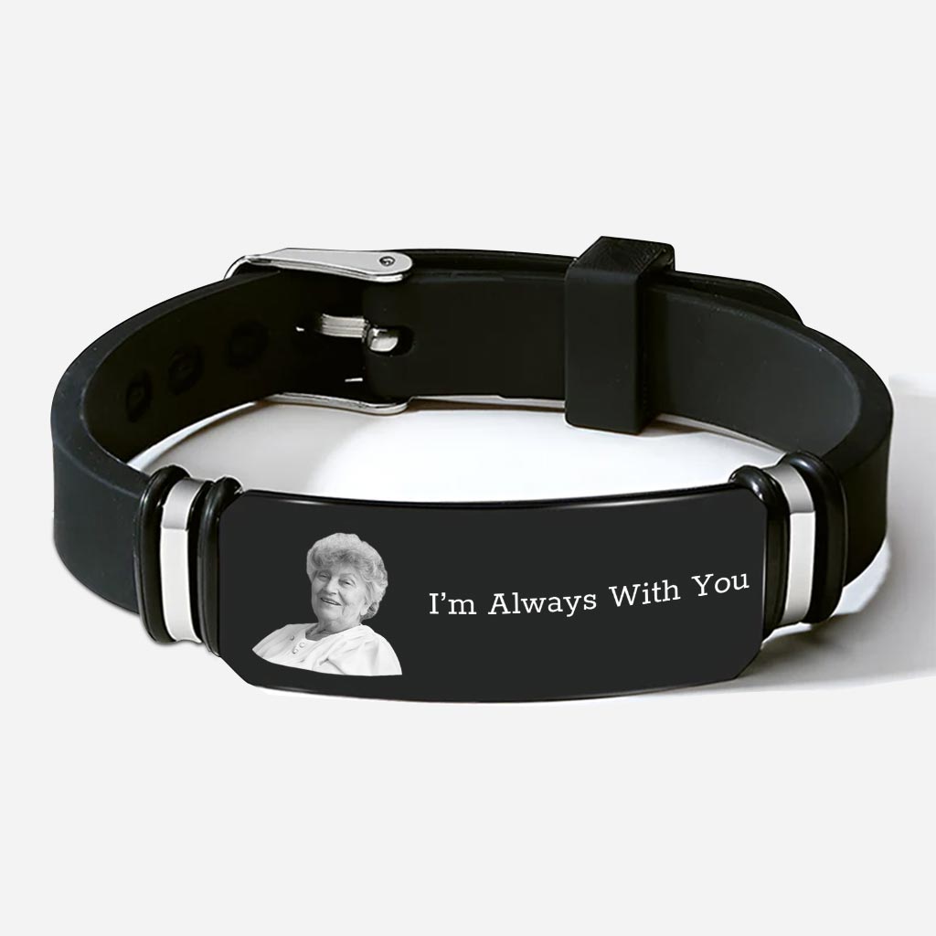 4134JUS1 personalized memorial bracelets_ no longer by my side but forever in my heart 4134J6T5A_5958505e 7f97 4e33 86d1 d4434f84972a