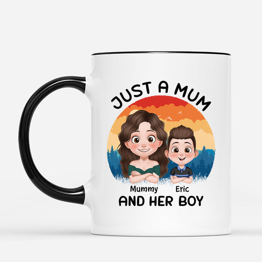 4168MUK2 personalised just a dad and his girl mug_ 4168M6I0B