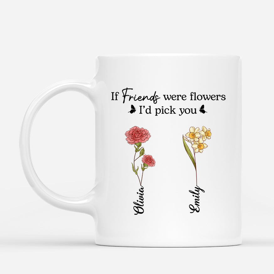4197MUS1 personalized gifts for best friends flower pick mug  4197MKL7F