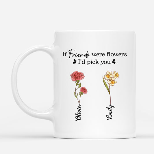 4197MUS1 personalized gifts for best friends flower pick mug  4197MKL7F
