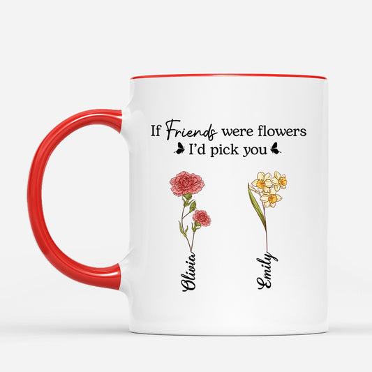 4197MUS2 personalized gifts for best friends flower pick mug  4197MKL7F