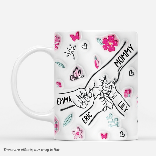4216MUK1 3d printing effect personalized mom gifts mother kids bond mug 4216M8N5A