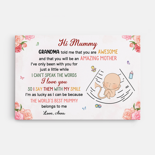 4226CUK1 custom canvas for mom_ mommy to be mothers day gifts_ 4226C8N8A