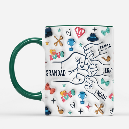 4288MUK2 3d printing effect personalized gift for fathers day dad mug_ 4288M8N5B