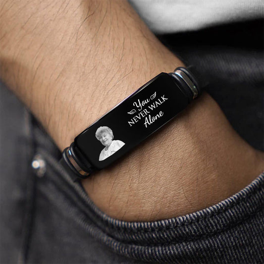 4289JUS2 personalized photo memorial gifts youll never walk alone bracelet_ 4289J5T5A_43a883ea 47d2 4af6 90f2 2081e09a3a00