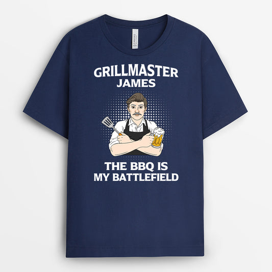4293AUS2 personalized grilling gifts for guys_ grillmaster t shirt 4293AKA8B
