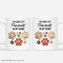 4314MUS1 3d printing effect personalized gifts for pet lovers you left pawprints on my heart mug 4314MTQ5C_d28e51af 2419 47df 924c db7bcced45b5