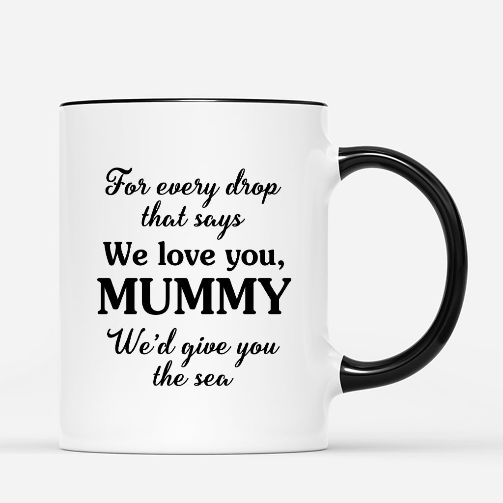 4333MUK3 personalised love you like the sea mug 4333M6I5A
