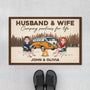 4345DUK1 personalised camping partner for life doormat 4345DTI8I