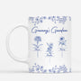 4357MUK1 personalized grandma gifts toile garden coffee cup 4357MTL5A