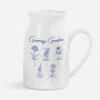 4357OUK1 personalised grandmas garden flower vase for grandma 4357otp5a
