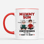4363MUK2 personalized dad mug daddy and daughter not always eye to eye_ 4363MTYNB