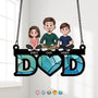 4374UUS1 personalized window hanging suncatcher ornament gift for dad 4374U6MNB