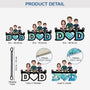 4374UUS3 personalized window hanging suncatcher ornament gift for dad 4374U6MNB