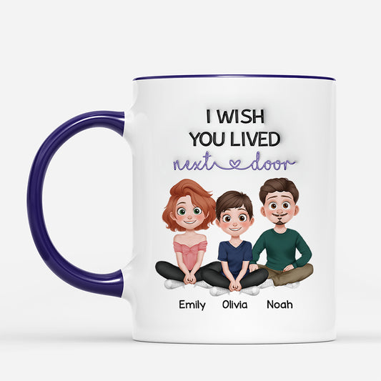 4400MUS2 customized best friend gifts i wish you lived next door mug 4400M3Q0F