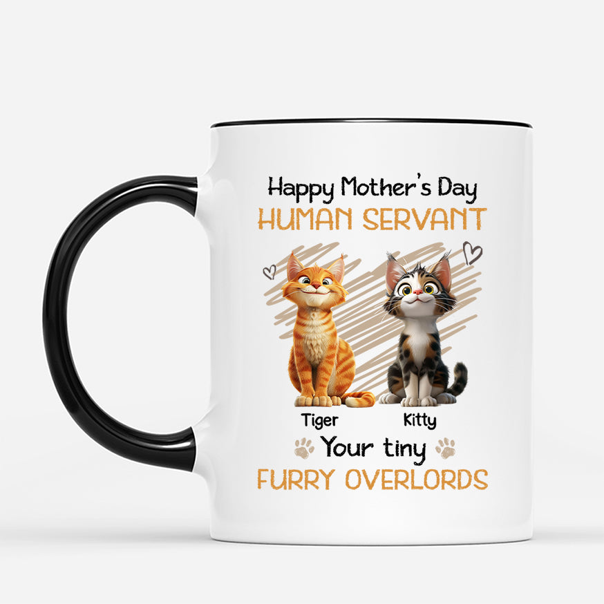 4424MUS2 custom cat lover gifts happy fathers day human servant_ mug 4424M6Q5D_843f171d 538f 40ec 95ed 4c5c59ffcafe