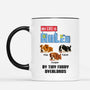 4435MUK2 3d printing effect cute dog mug personalized dog lover gifts 4435MKYTC