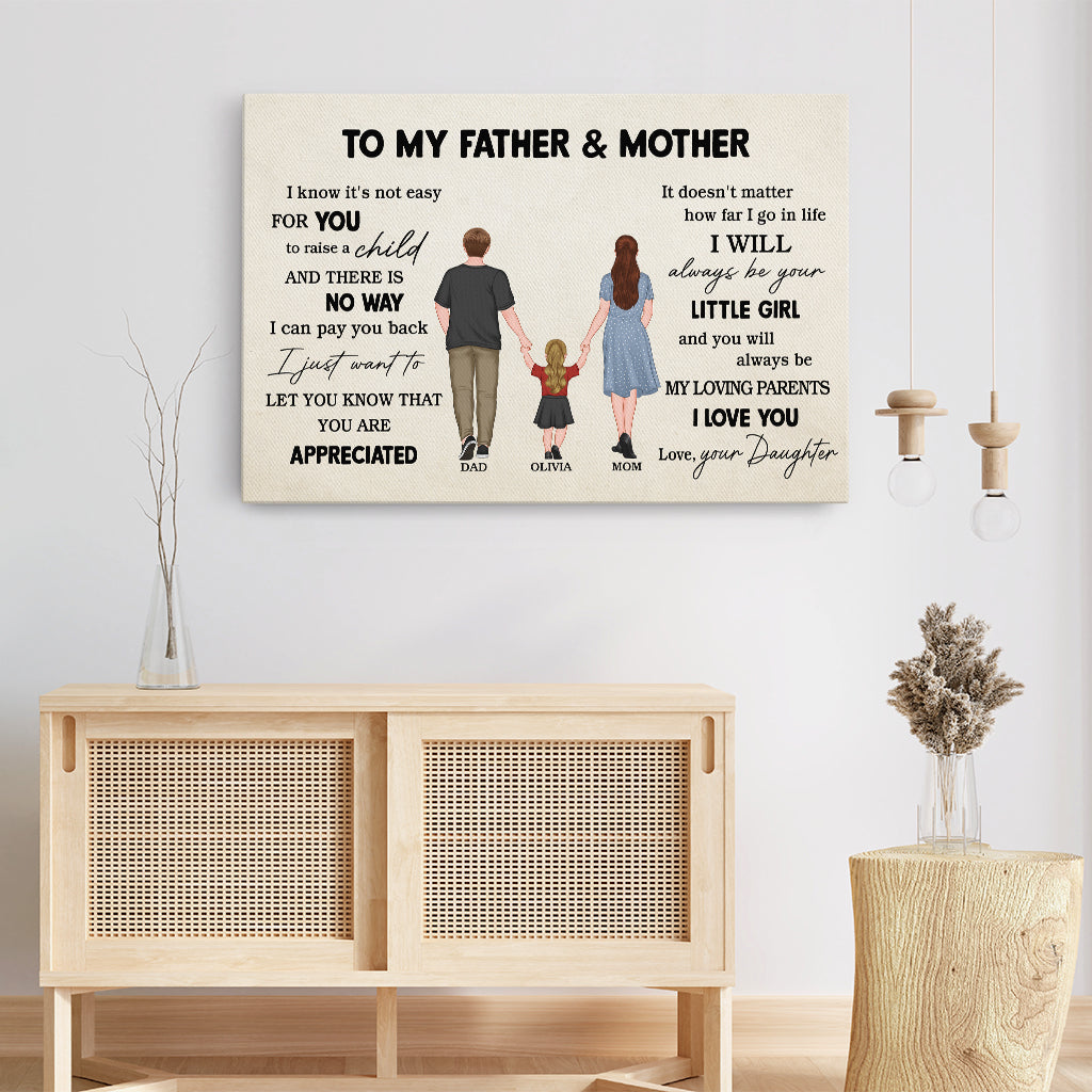 4515CUS3 customized fathers day gifts to my dad canvas from son_ 4515C6QNB