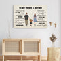 4515CUS3 customized fathers day gifts to my dad canvas from son_ 4515C6QNB