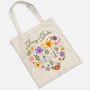 4541BUK2 personalised mummys garden tote bag for mumgranny 4541bchta