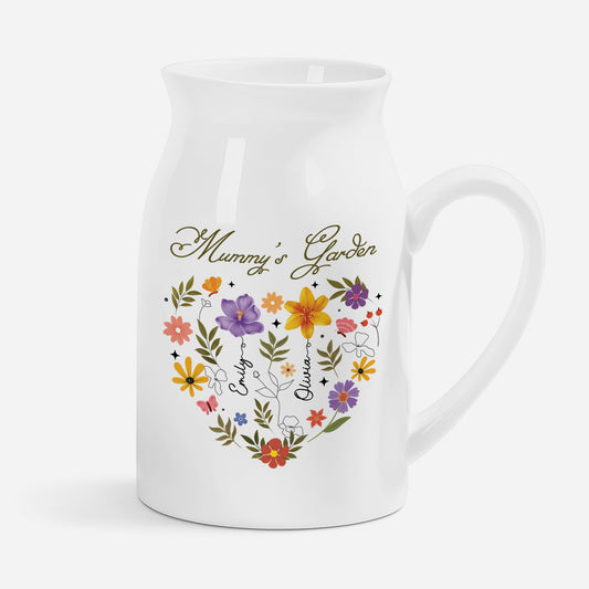 4541OUK1 personalised mummys garden flower vase for mumgrandma 4541oslta
