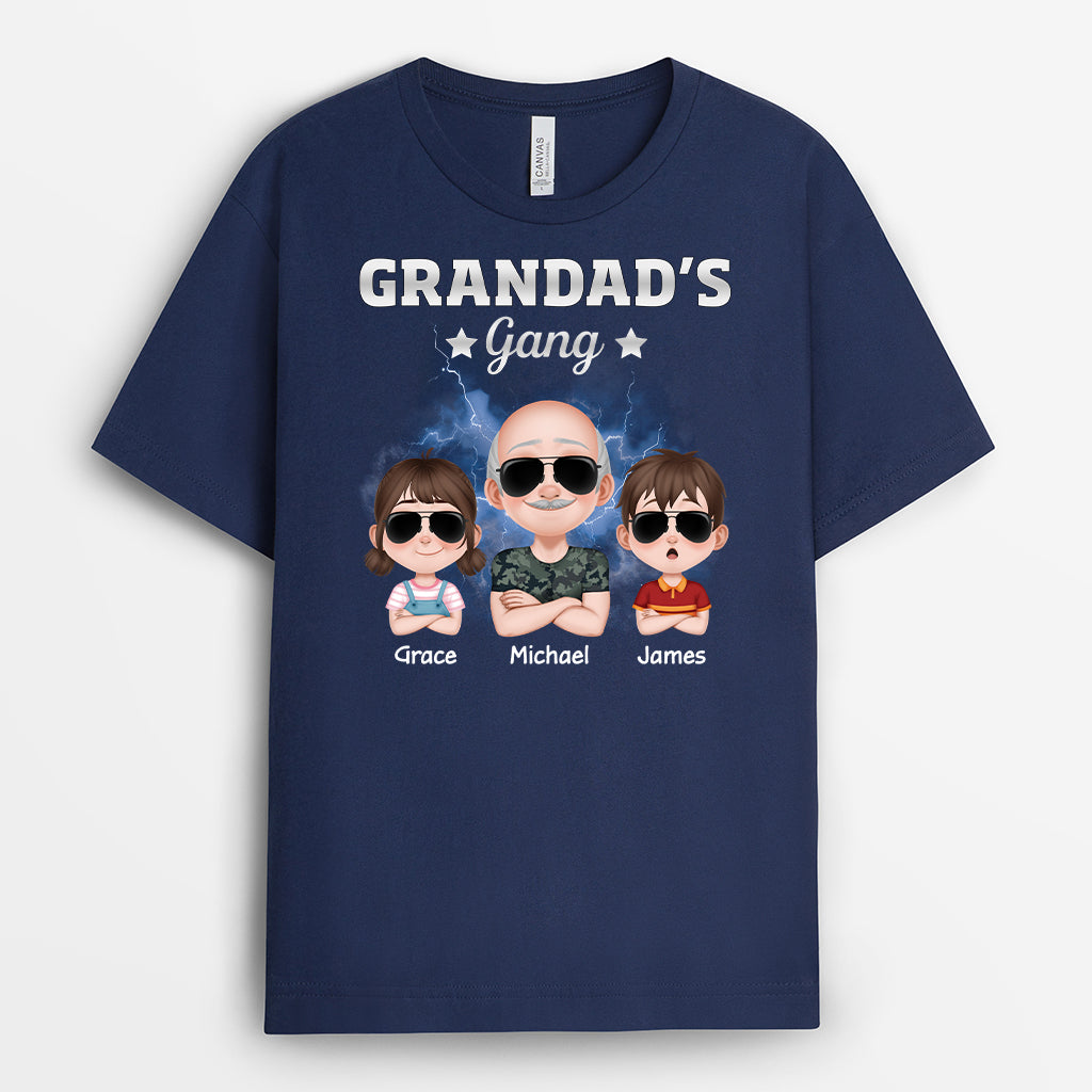 4596AUS2 custom dad shirts cool gifts for fathers day daddys gang 4596AKQ0B
