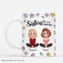 4600MUS1 3d printing effectpersonalized gifts for for sister friend sisters forever mug 4600M3M0F