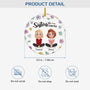 4600OUS3 3d printing effect custom ceramic ornaments gifts for best friends sister 4600O