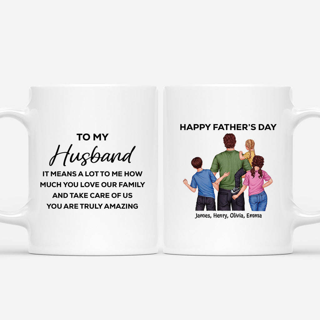 4631MUK1 custom fathers day gifts for husband happy fathers day mug 4631MTLMB
