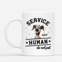 4639MUK1 personalised service human do not pet_ dog mug_ 4639M8IMC