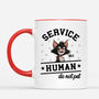 4639MUK2 personalised service human do not pet_ cat mug_ 4639M8IMD