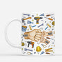 4687MUS1 personalized fathers day fist bump mug cool gifts for dad 4687M