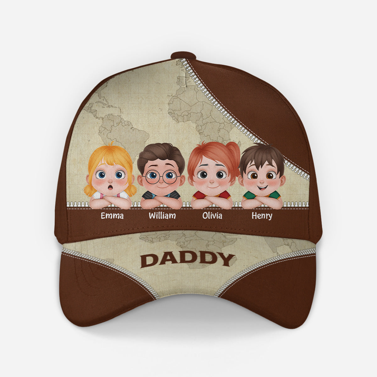4713JUK2 personalized caps with kids fathers day gifts for dad 4713J6LMB